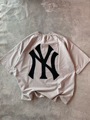 MLB Casual T-shirt Pria cream