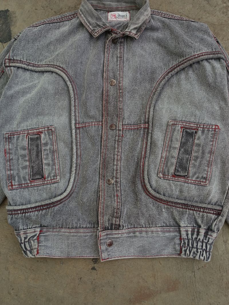Vintage Y2K Track jacket Pria gray, foto 5