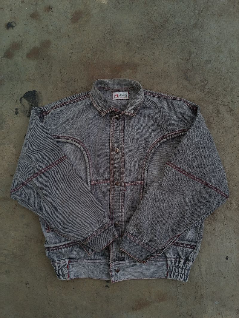 Vintage Y2K Track jacket Pria gray, foto 3