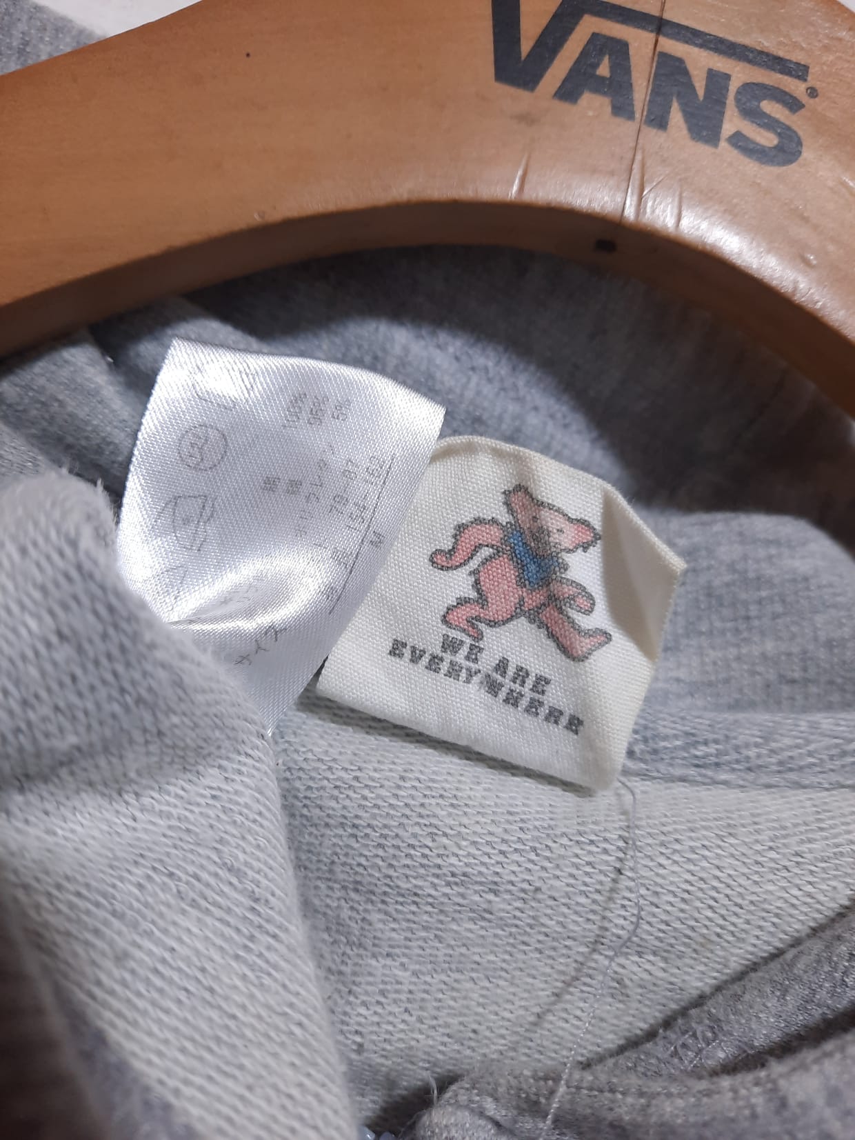 Grunge Hoody Pria gray, foto 6