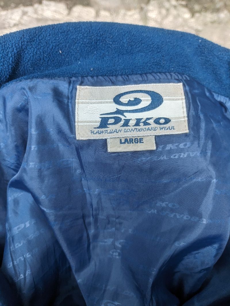 Vintage Track jacket Pria white blue, foto 3
