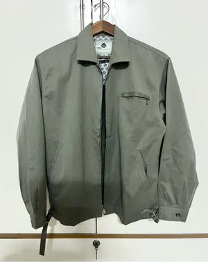 Vintage Luxury Harrington jacket Pria gray