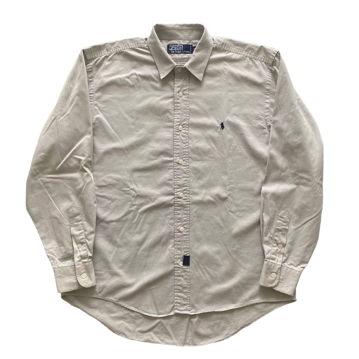 Polo Ralph Lauren Minimalist Casual Casual shirt Pria gray cream