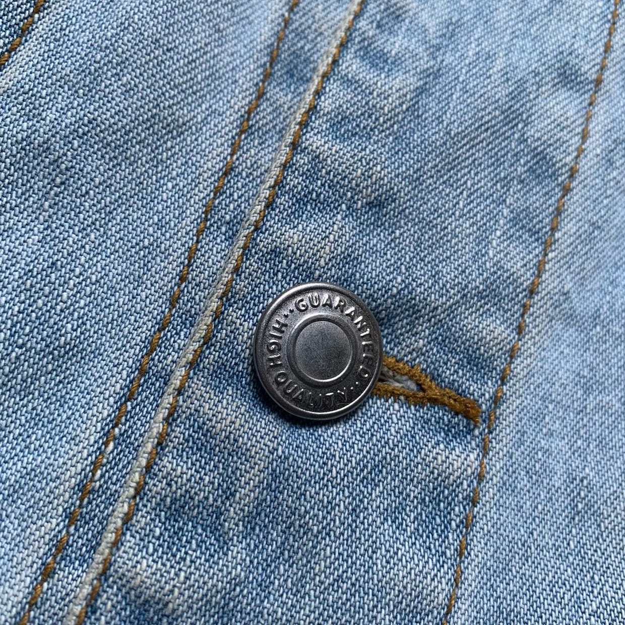 Vintage Casual Denim jacket Pria navy blue, foto 4