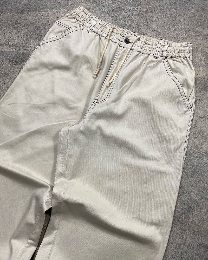 Y2K Casual Tracksuit Pria white, foto 5