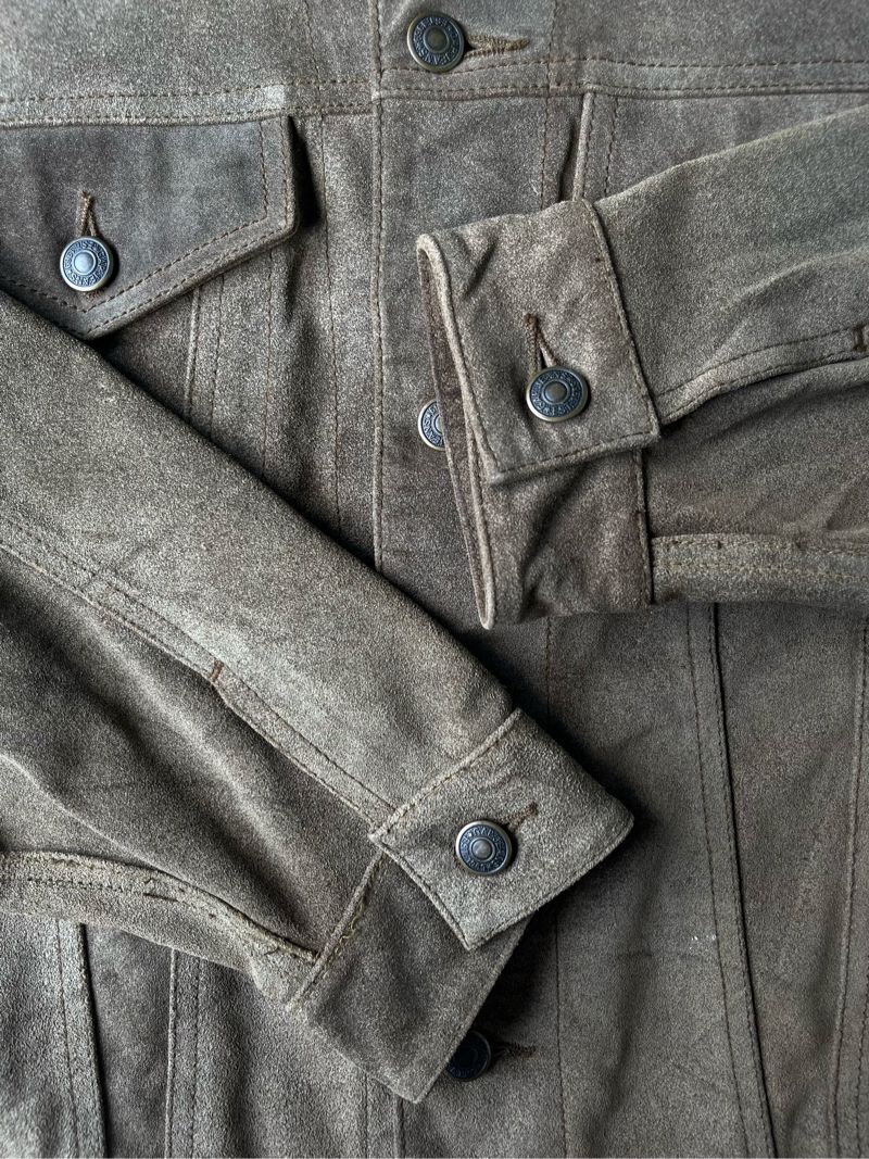 GAP Vintage Leather jacket Pria brown, foto 5