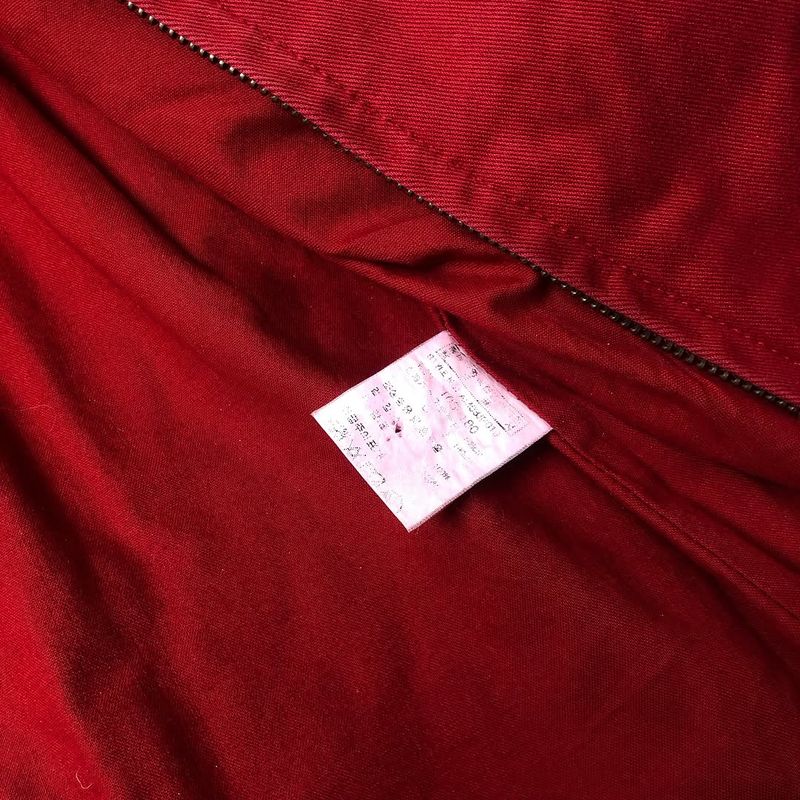 Amaree Vintage Y2K Harrington jacket Pria red, foto 7
