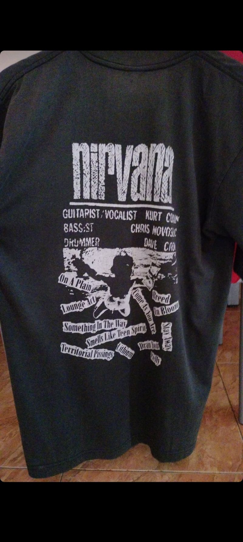 Vintage T-shirt Pria gray, foto 2