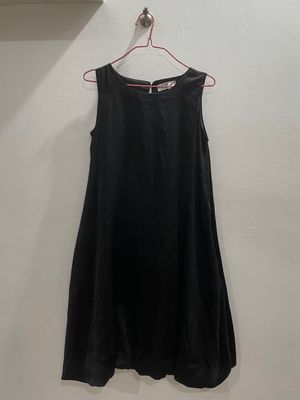 Minimalist Casual Casual dress Wanita black