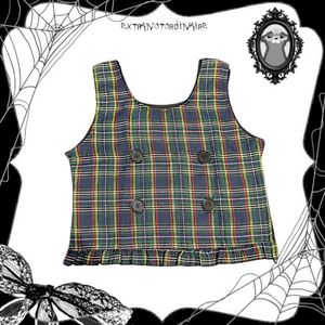 Vintage Cosplay Vest Wanita multicolor