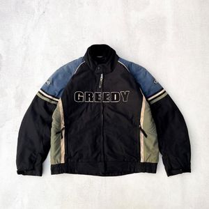 Vintage Casual Denim jacket Pria blue black