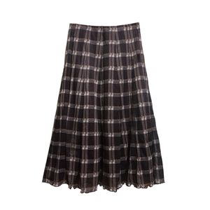 Japanese brand Vintage Y2K Skirt Wanita white black