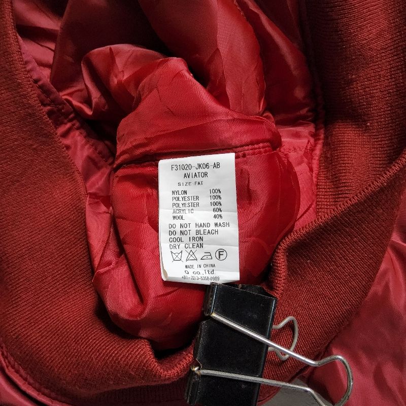 Vintage Y2K Bomber jacket Pria red, foto 8