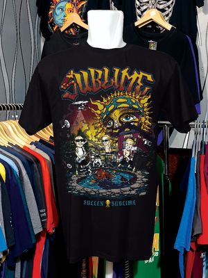 Vintage T-shirt Pria black