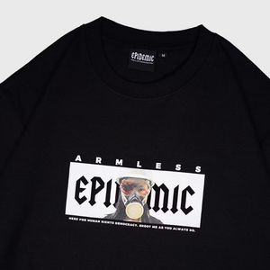 Casual T-shirt Pria black