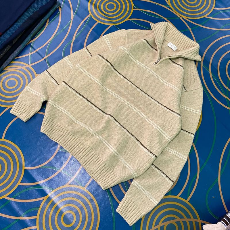 Casual Sweatshirt Pria cream, foto 4