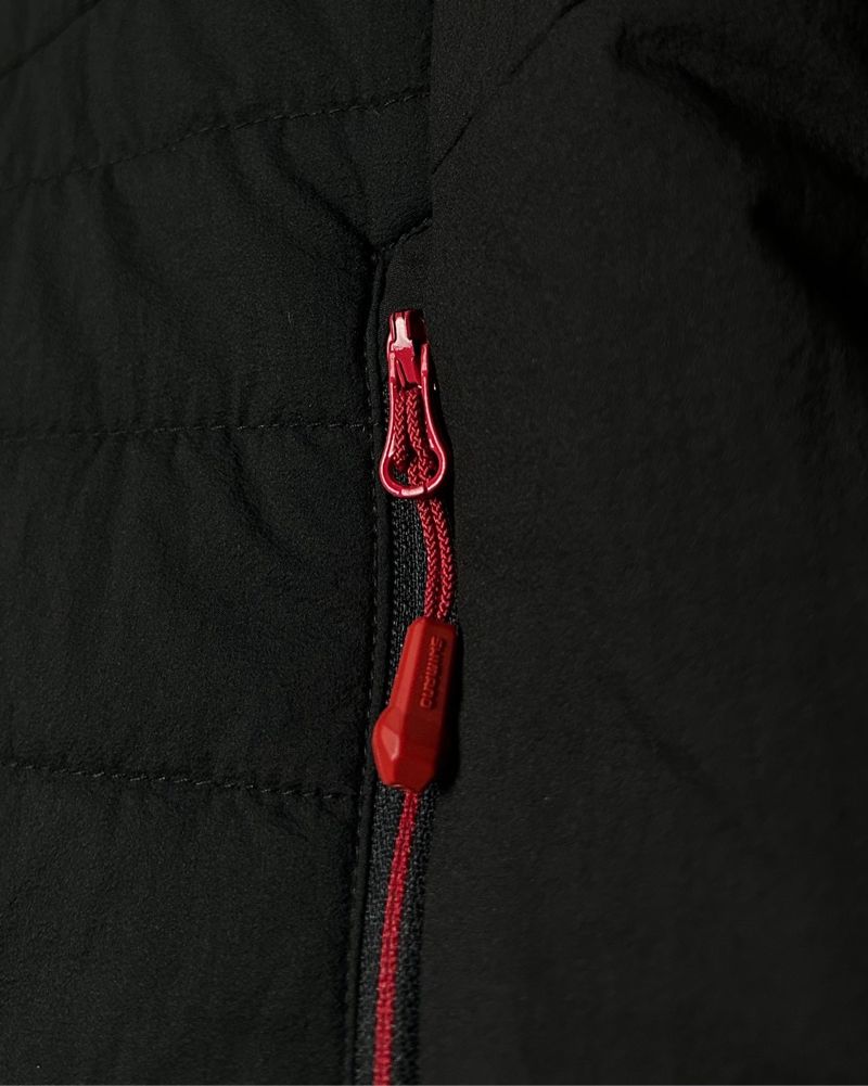 Biker Casual Puffer jacket Pria black, foto 5