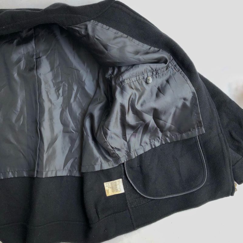 Minimalist Casual Harrington jacket Pria black gray, foto 5