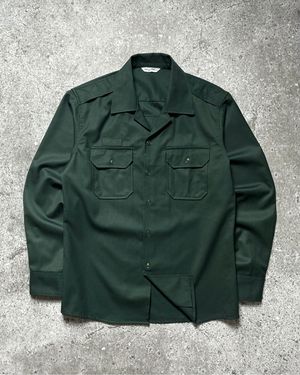 Minimalist Casual Casual shirt Pria green