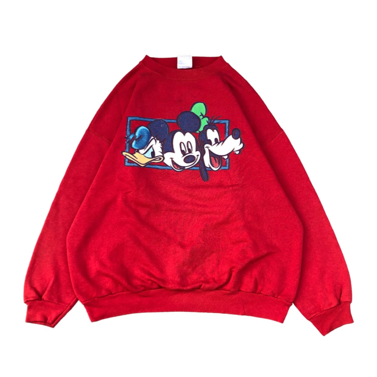 Disney Vintage Sweatshirt Pria red