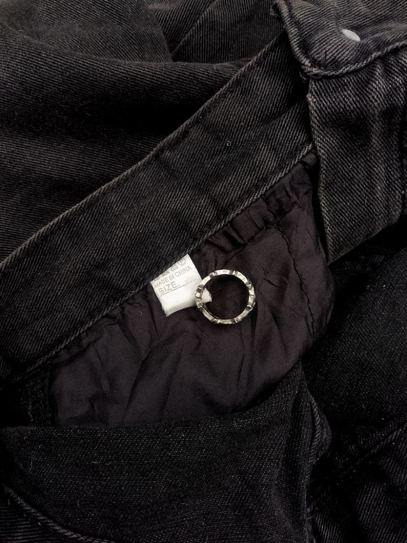 Y2K Jeans Pria black, foto 6