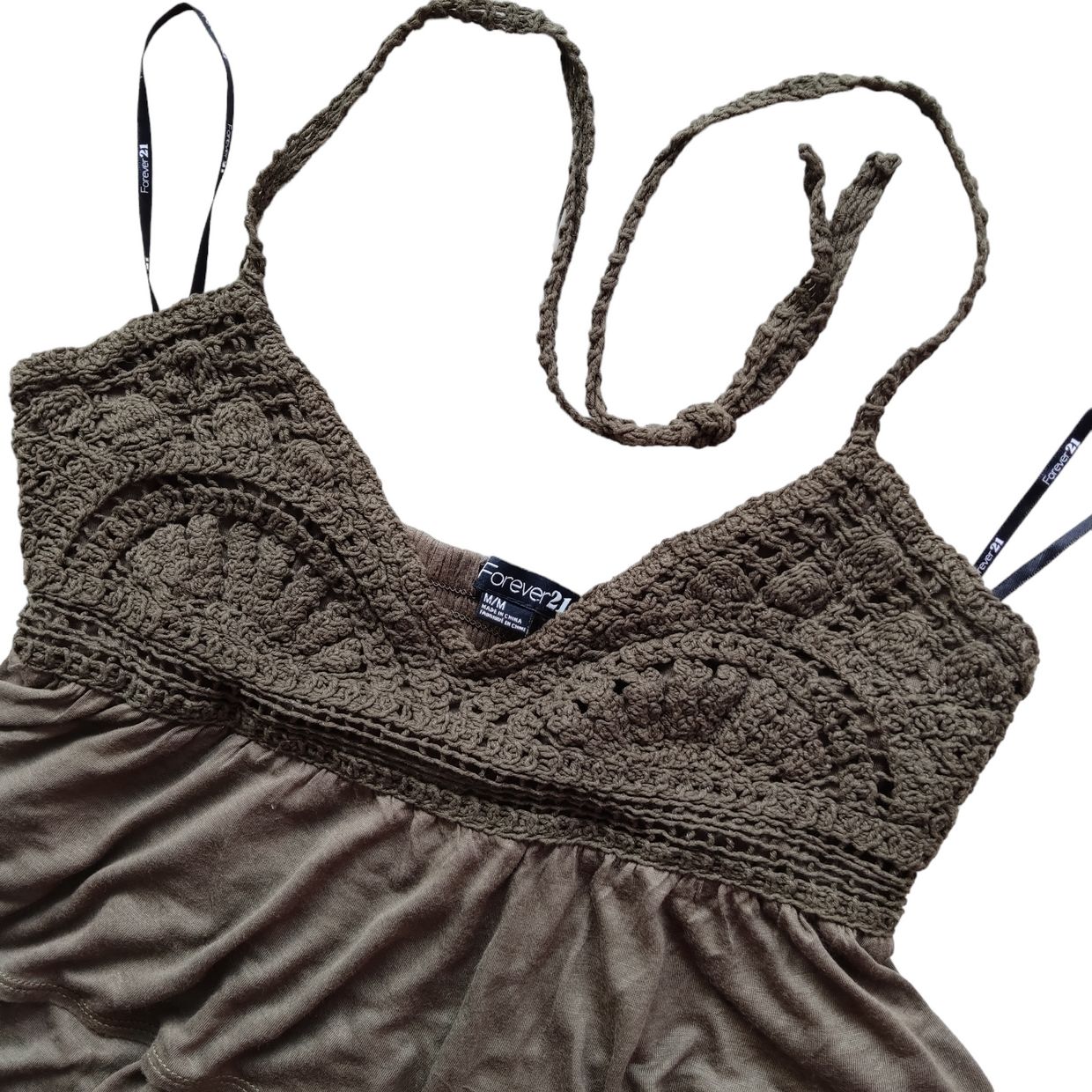 Forever 21 Acubi Crochet Ruffle Tank, foto 3