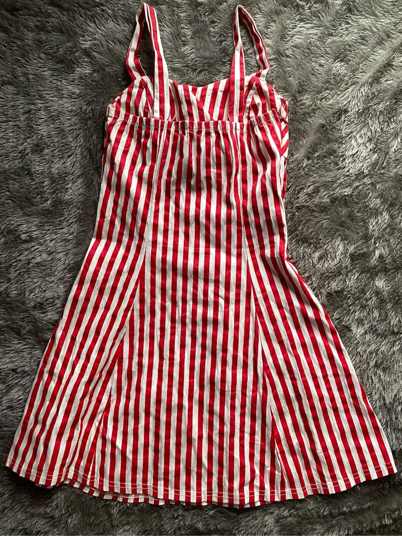 Y2K Jumpsuit Wanita white red, foto 2