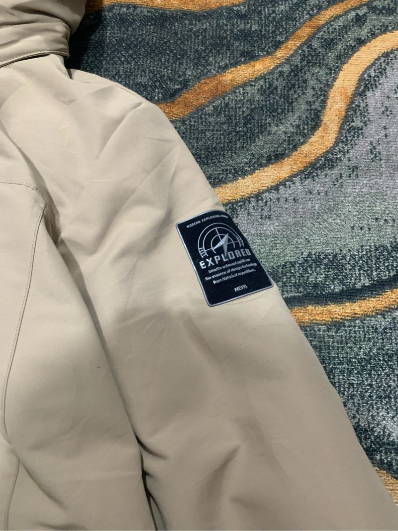 NEPA Gorpcore Puffer jacket Pria tan, foto 5