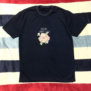Streetwear Casual T-shirt Pria black