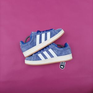 Adidas Streetwear Casual Sneakers Pria white blue