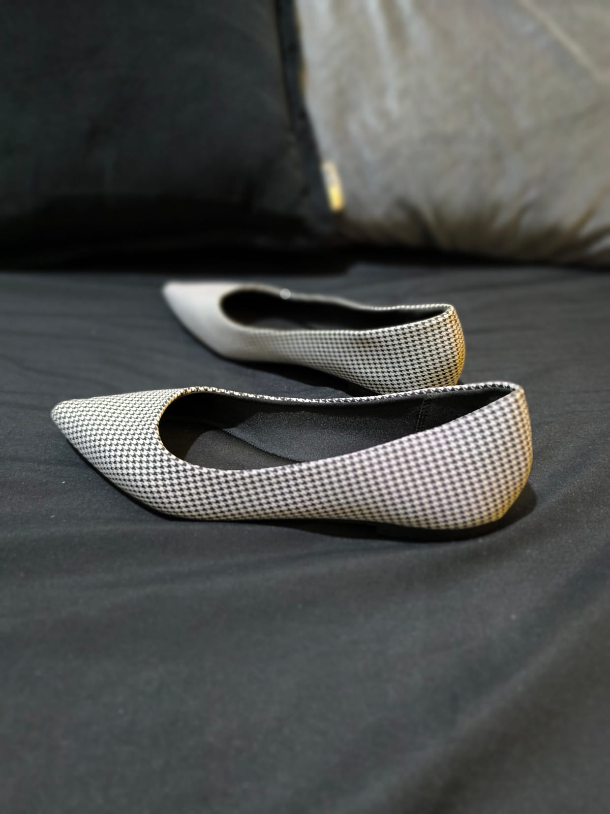 Casual Flat Wanita white black, foto 3