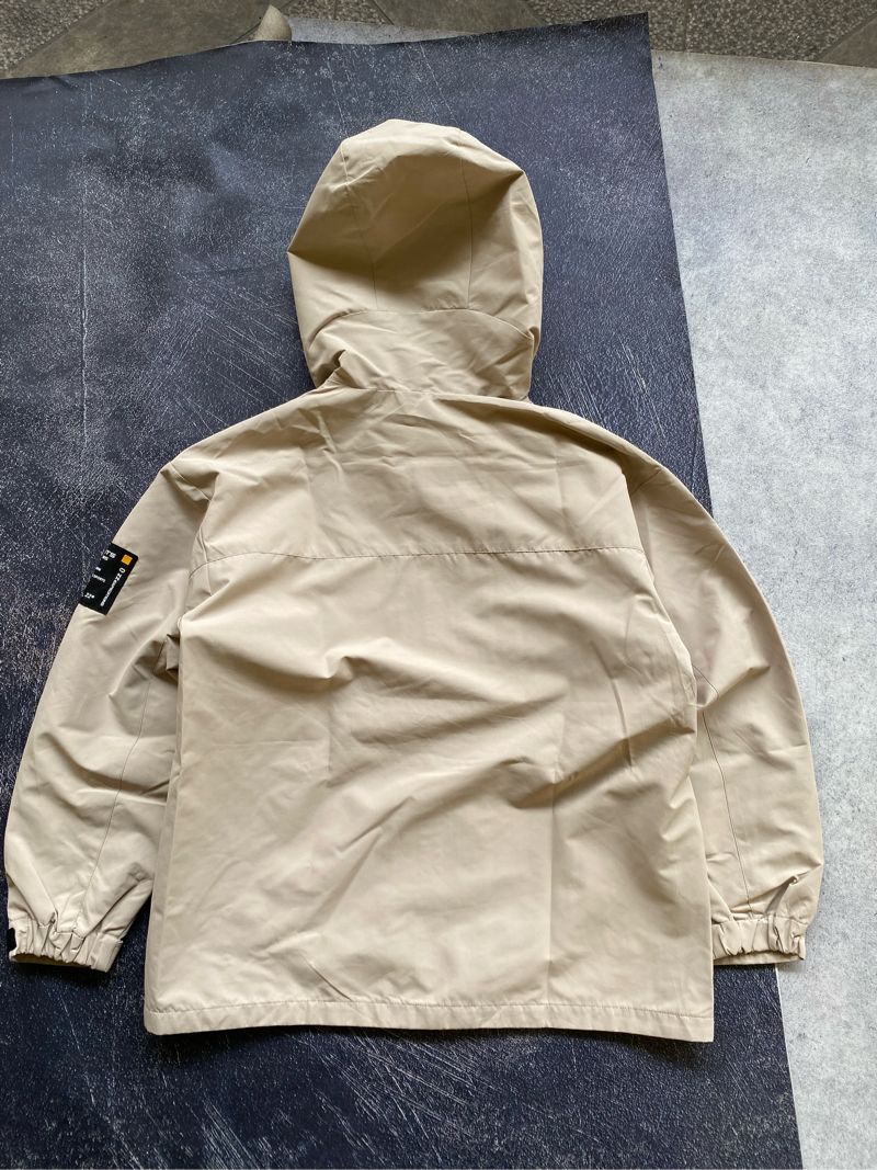 Gorpcore Sportswear Track jacket Pria cream, foto 6
