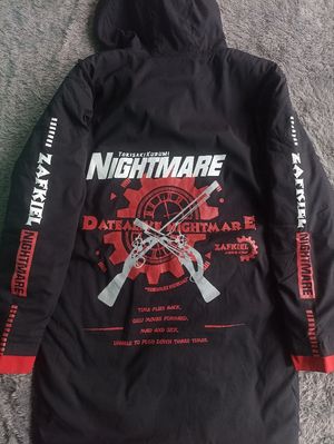 Japanese brand Streetwear Gorpcore Parka Pria black red