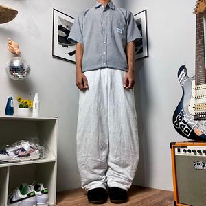 Vintage Y2K Sweatpants & Joggers Pria white gray