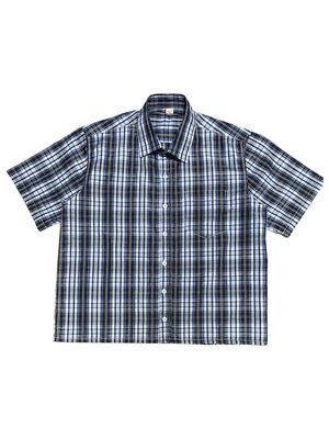 Vintage Streetwear Casual shirt Pria blue