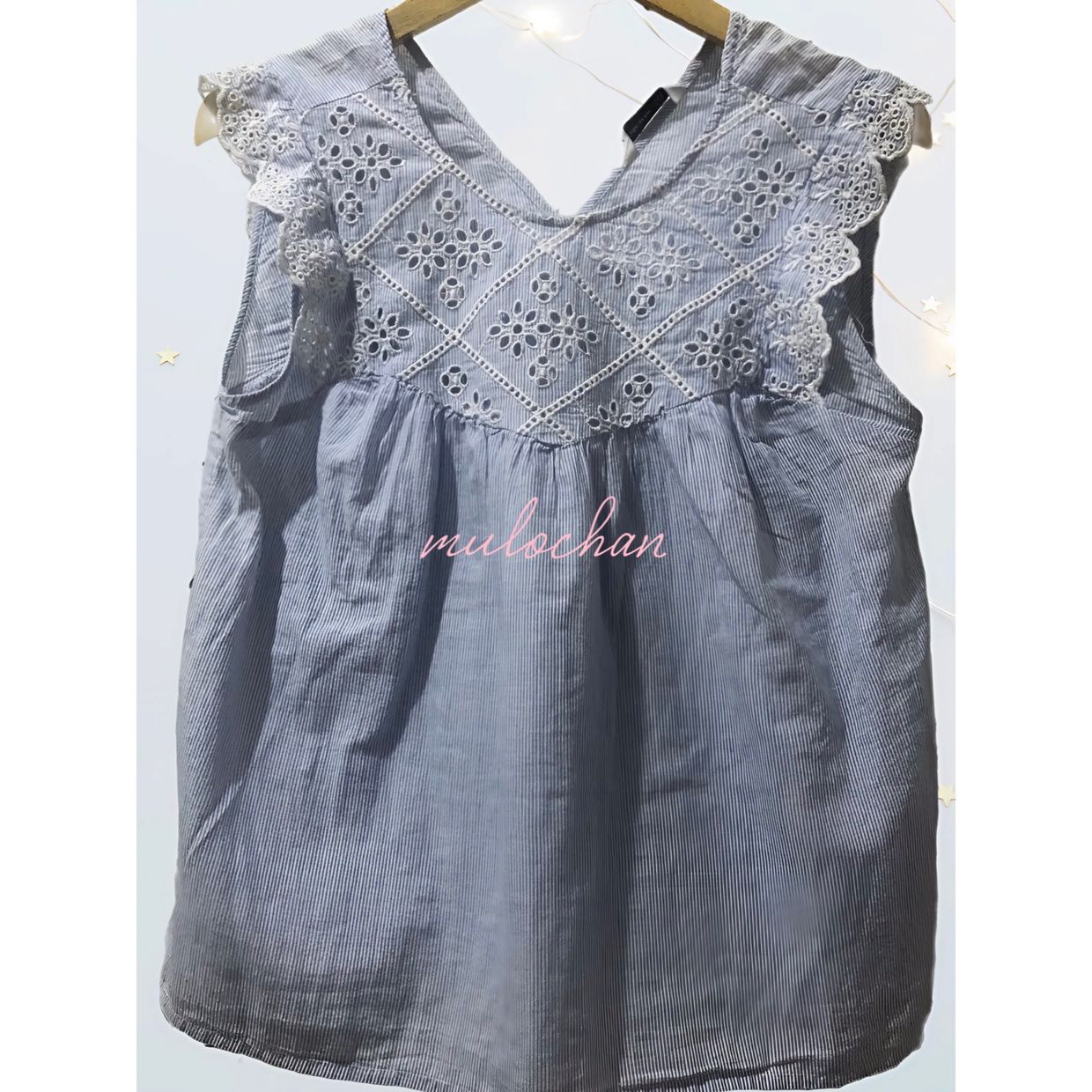 Stradivarius Casual Crop top Wanita blue