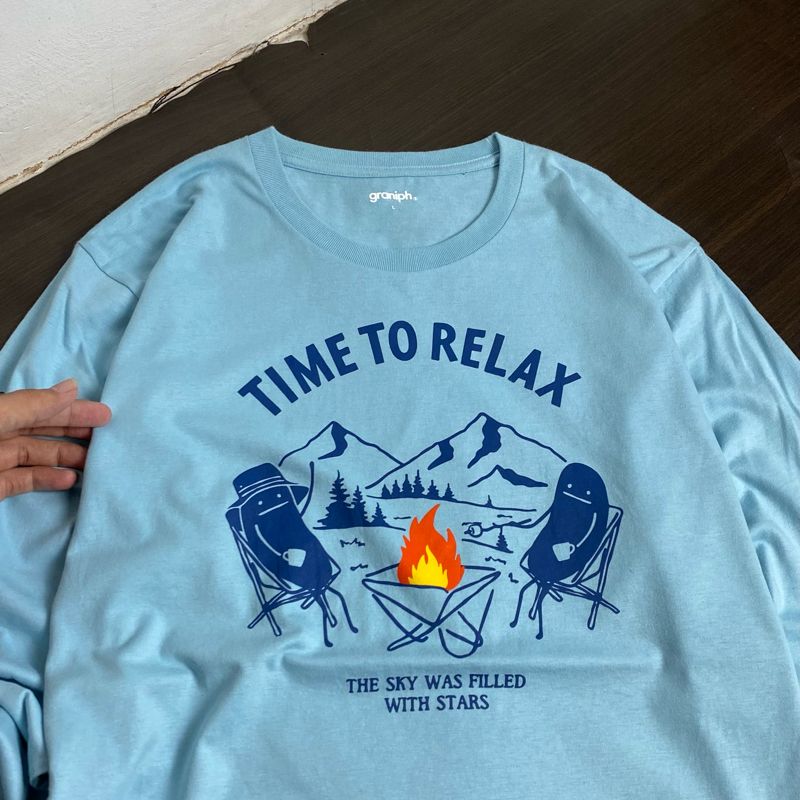 Casual Sweatshirt Pria blue, foto 2