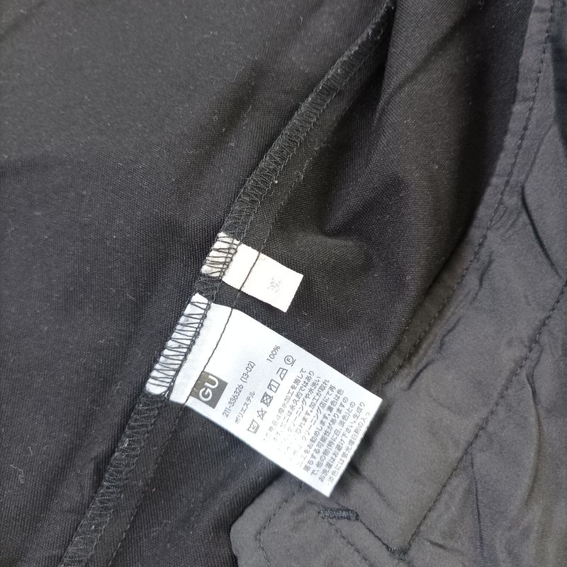 GU Casual Parka Wanita black, foto 3