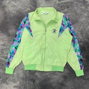 Beverly Hills Polo Club Streetwear Casual Windbreaker Pria green