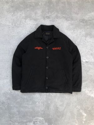 Japanese brand Vintage Streetwear Denim jacket Pria black