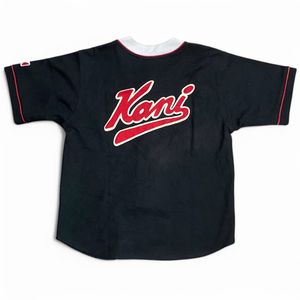 JNCO Y2K Skater Jersey Pria black red