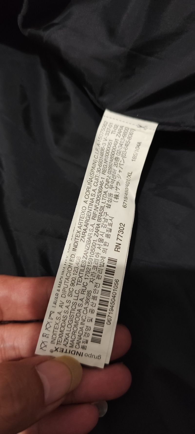 Zara Casual Parka Pria navy, foto 4