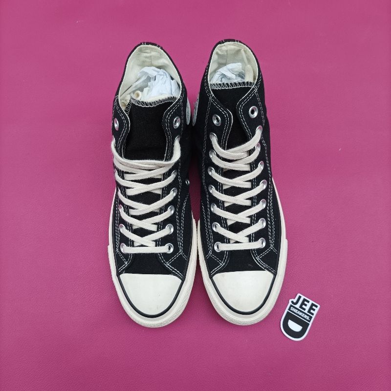 Converse Emo Casual Sneakers Pria white black, foto 3