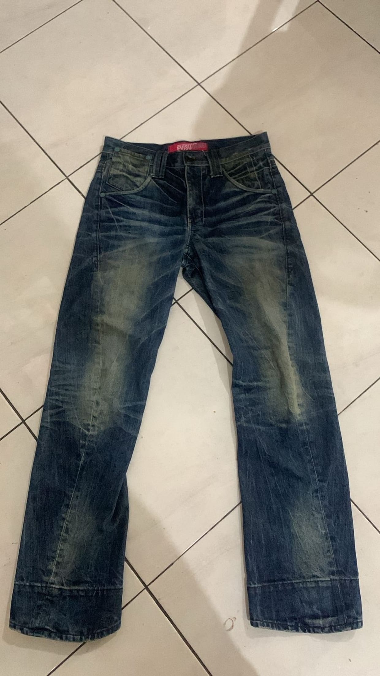 Evisu Futurist Casual Jeans Pria multicolor