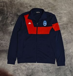 Kappa Sportswear Track jacket Pria navy red