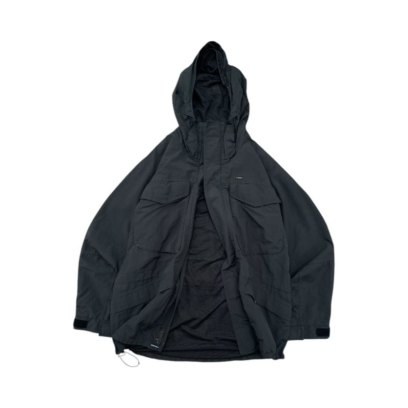 Streetwear Gorpcore Windbreaker Pria black, foto 6