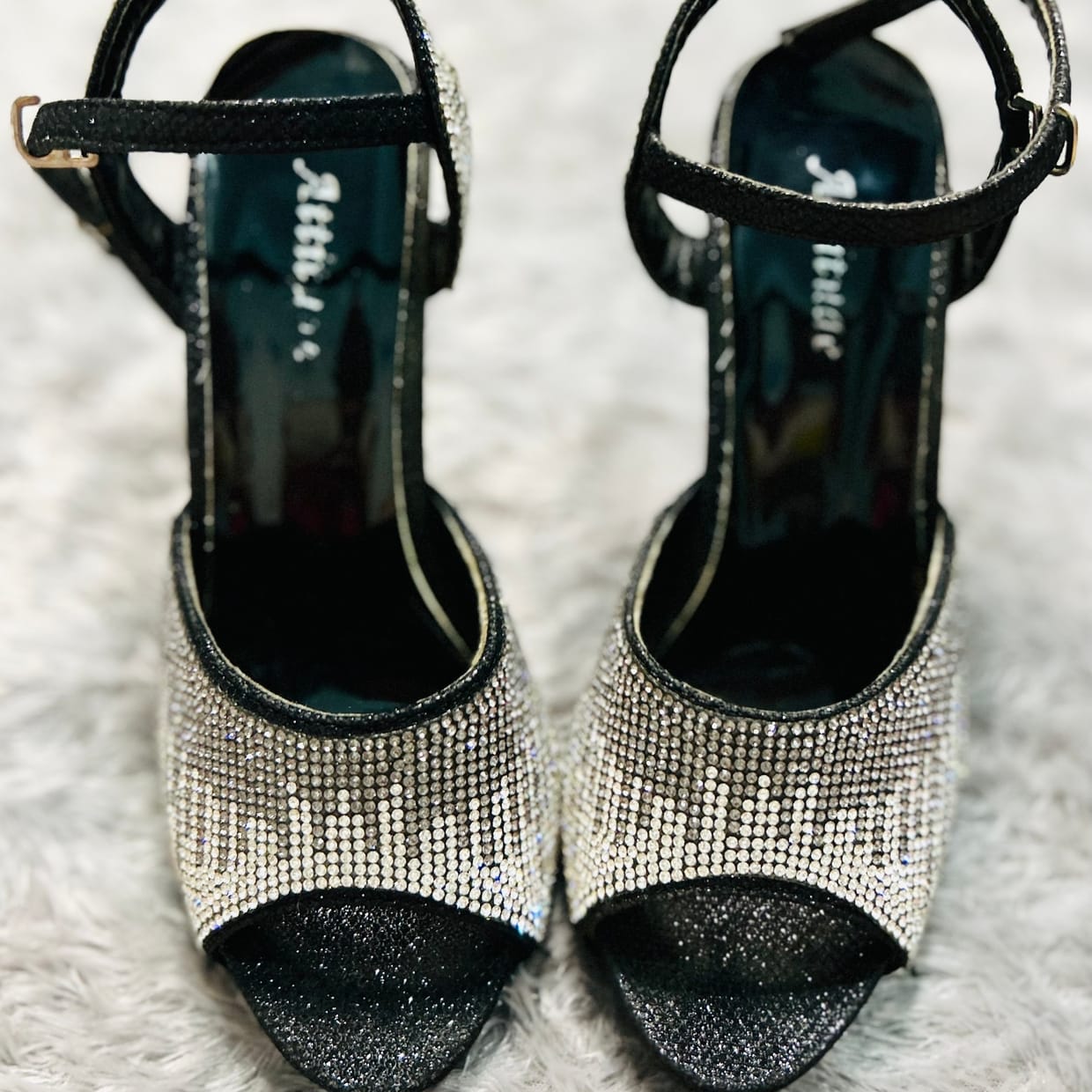Luxury Heels Wanita silver black, foto 5