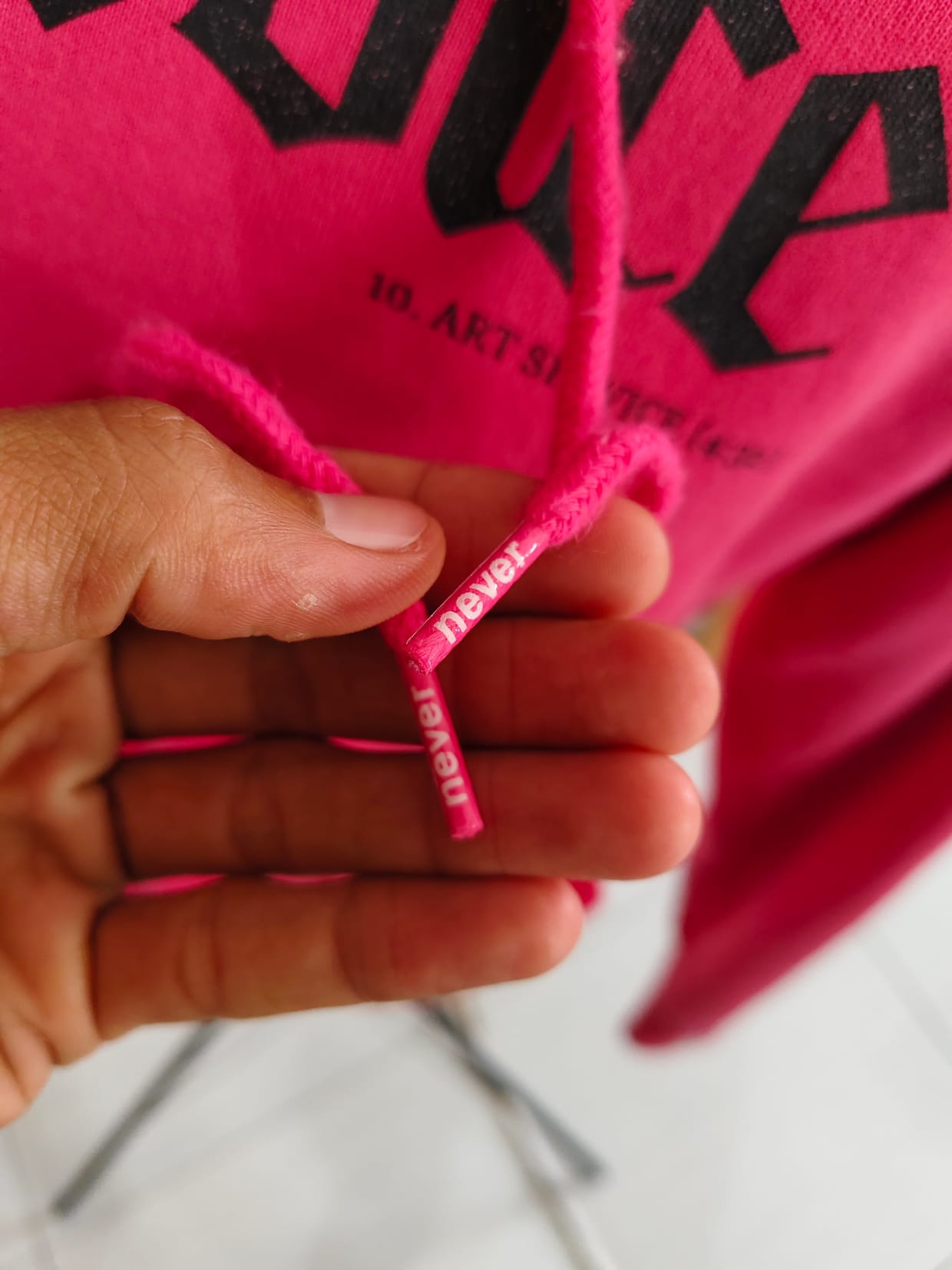 thisisneverthat Casual Hoody Pria red, foto 4