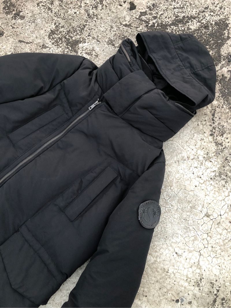Gorpcore Puffer jacket Pria black, foto 2
