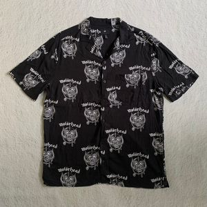 H&M Streetwear Casual Formal shirt Pria white black